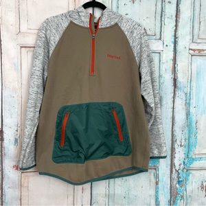 Marmot Colorblock Hooded Pullover Mens Medium